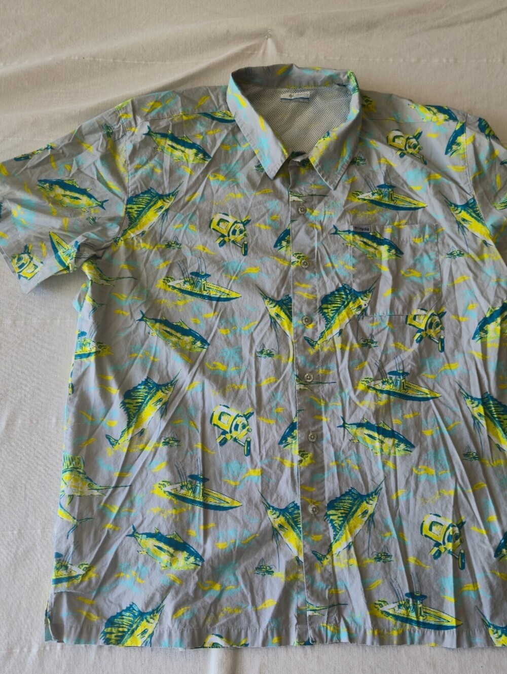Columbia PFG XXL Short Sleeve Fishing Shirt
